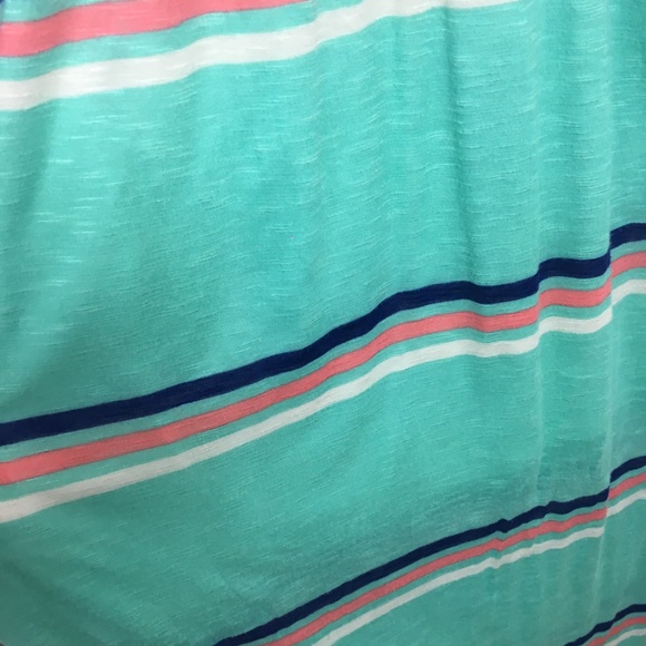 Splendid Aqua Blue Striped Hermosa Slub Maxi Dress - Picture 4 of 8
